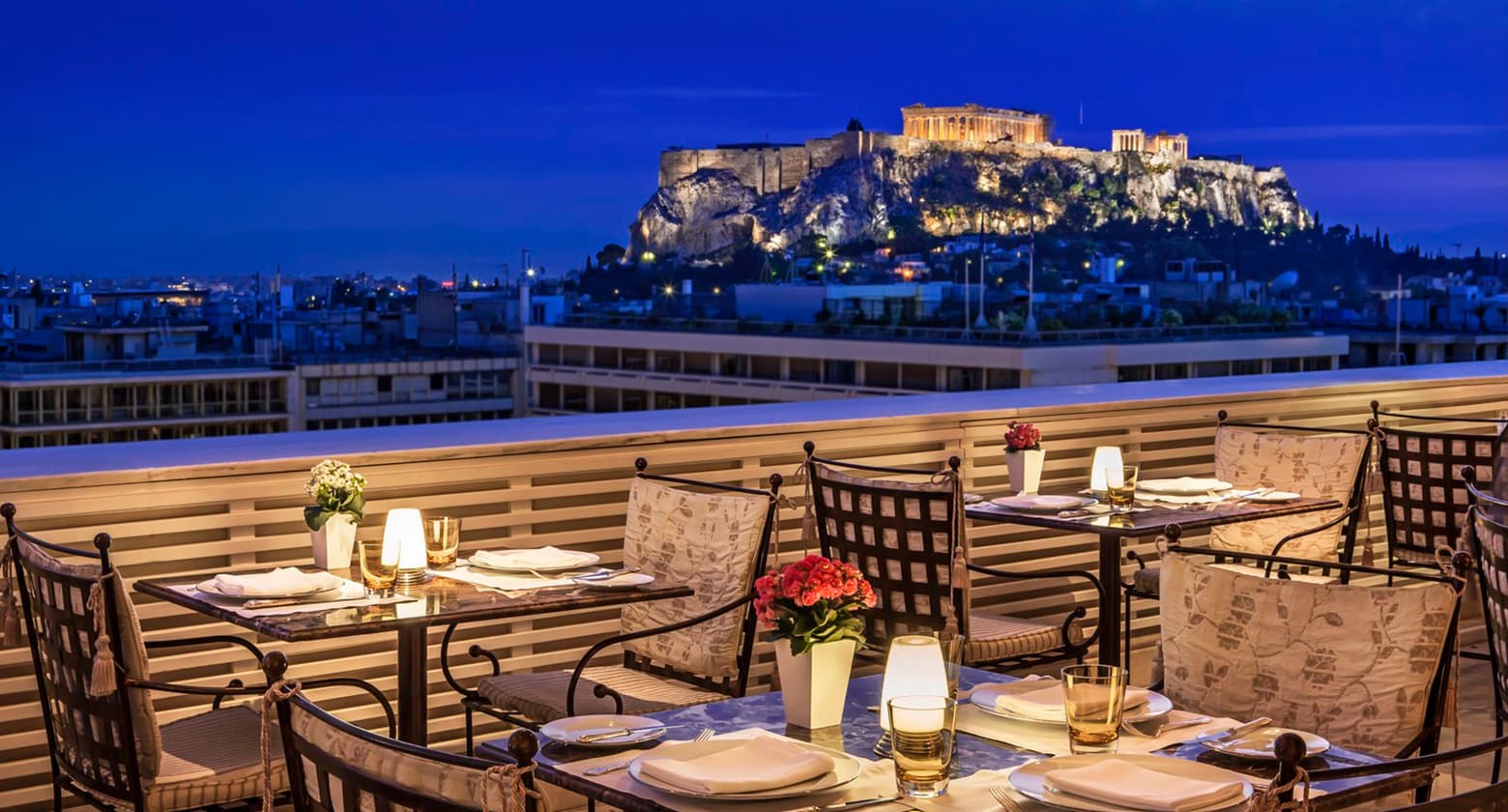 imagen de CENA ROMÁNTICA Cena con vista al Acrópolis 